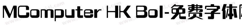 MComputer HK Bol字体转换